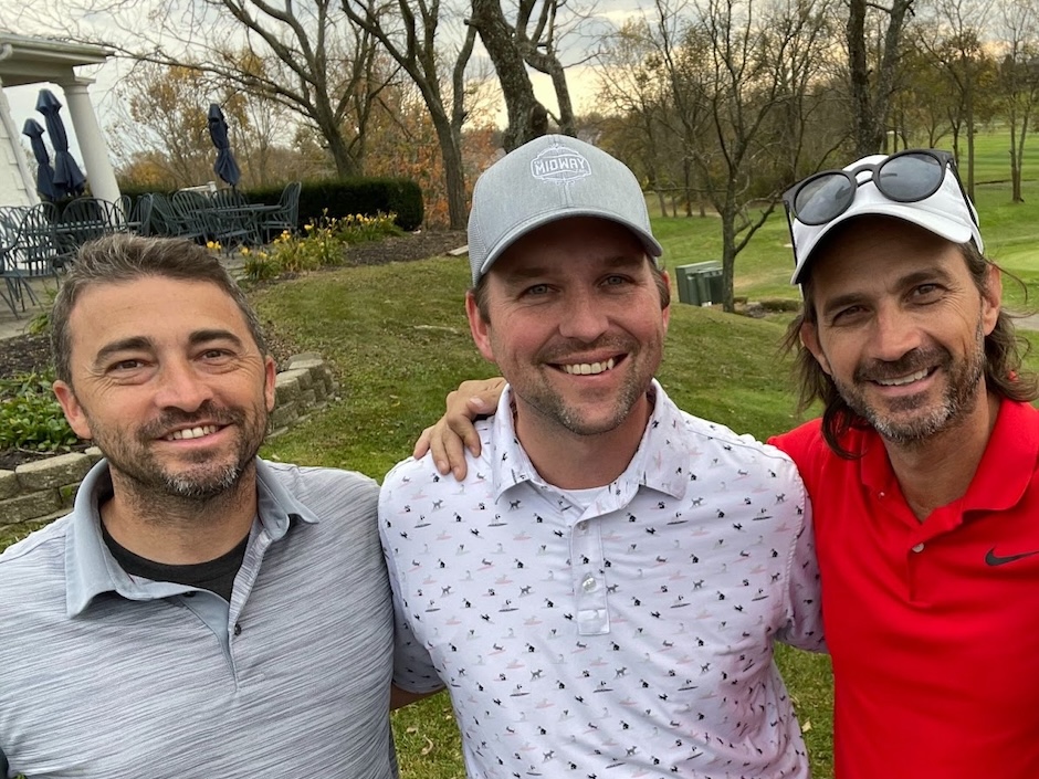 APAX founders on the golf course